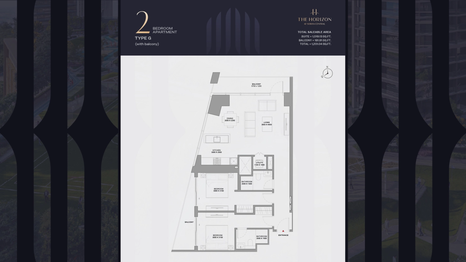 2 BR - Type A